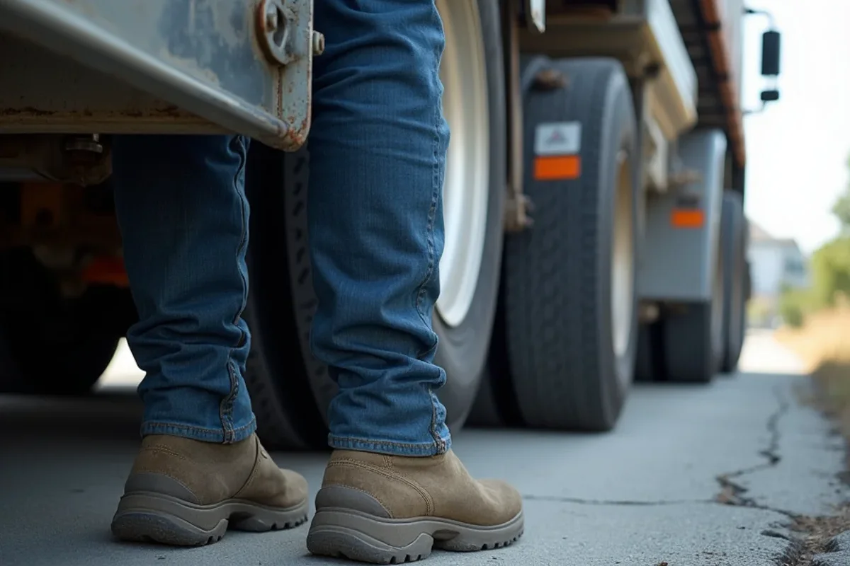 Concrete failure illustration showing indented landing gear feet punch-through on thin asphalt