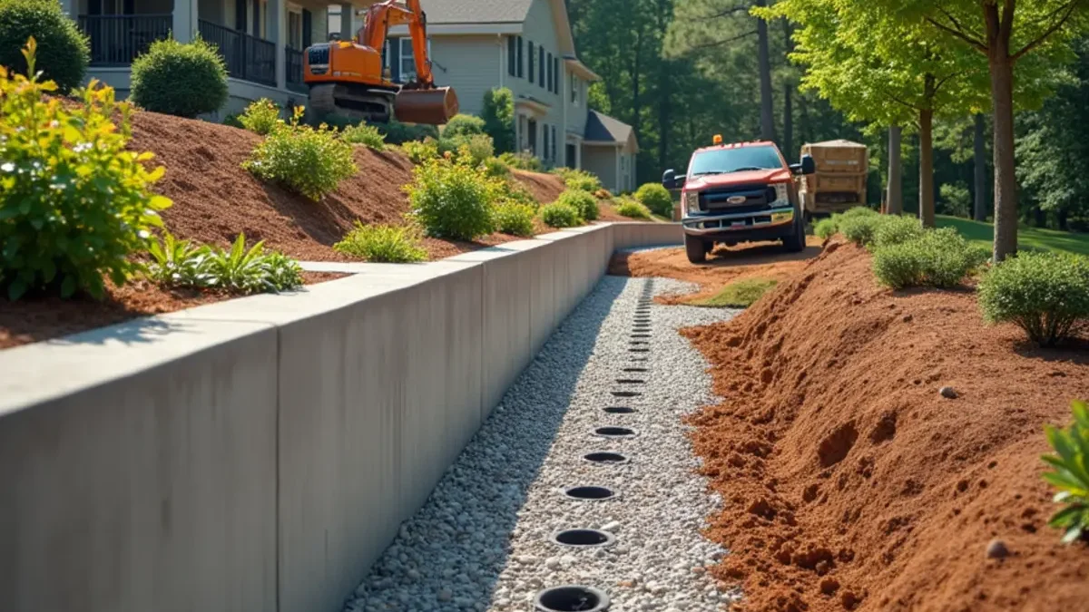 Why Retaining Walls Fail on Sloped South Carolina Lots