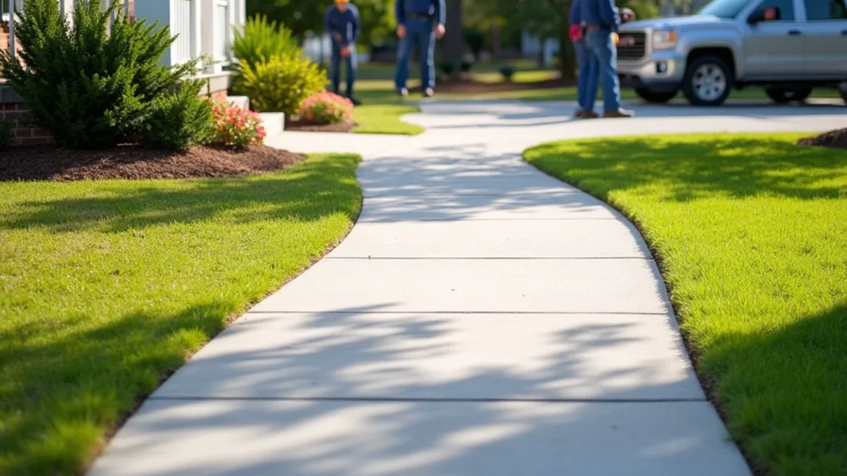 Concrete Sidewalks & Walkways